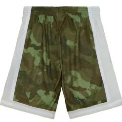 Apparel Mitchell & Ness Shorts-Ghost Green Camo Swingman Milwaukee Bucks 2000-01 Shorts