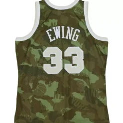 Jerseys Mitchell & Ness -Ghost Green Camo Swingman Patrick Ewing New York Knicks 1991-92 Jersey