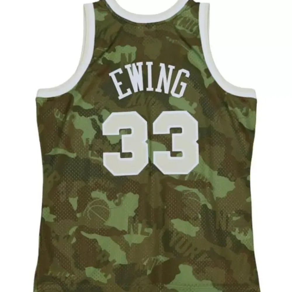 Jerseys Mitchell & Ness -Ghost Green Camo Swingman Patrick Ewing New York Knicks 1991-92 Jersey