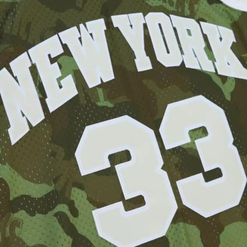 Jerseys Mitchell & Ness -Ghost Green Camo Swingman Patrick Ewing New York Knicks 1991-92 Jersey
