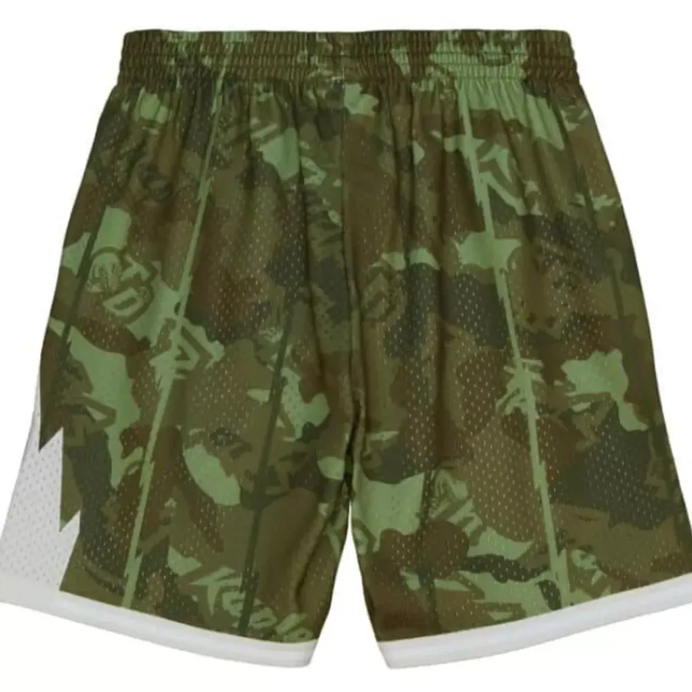 Apparel Mitchell & Ness Shorts-Ghost Green Camo Swingman Toronto Raptors 1998-99 Shorts