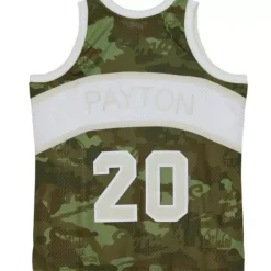 Jerseys Mitchell & Ness -Ghost Green Camo Swingman Gary Payton Seattle Supersonics 1984-85 Jersey