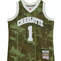 Jerseys Mitchell & Ness -Ghost Green Camo Swingman Muggsy Bogues Charlotte Hornets 1994-95 Jersey