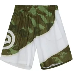 Apparel Mitchell & Ness Shorts-Ghost Green Camo Swingman Atlanta Hawks 1986-87 Shorts