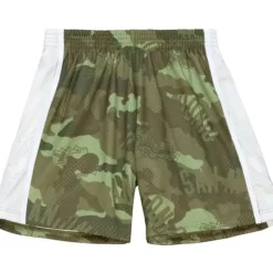 Apparel Mitchell & Ness Shorts-Ghost Green Camo Swingman San Antonio Spurs 1998-99 Shorts