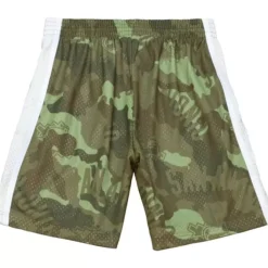 Apparel Mitchell & Ness Shorts-Ghost Green Camo Swingman San Antonio Spurs 1998-99 Shorts