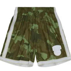 Apparel Mitchell & Ness Shorts-Ghost Green Camo Swingman New York Knicks 1991-92 Shorts