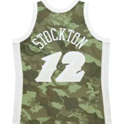 Jerseys Mitchell & Ness -Ghost Green Camo Swingman John Stockton Utah Jazz 1998-99 Jersey