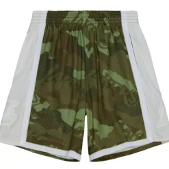 Apparel Mitchell & Ness Shorts-Ghost Green Camo Swingman Los Angeles Lakers 1996-97 Shorts