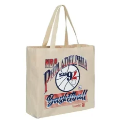 Apparel Mitchell & Ness Accessories-Graphic Tote Bag Philadelphia 76Ers