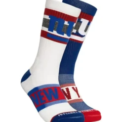 Apparel Mitchell & Ness Accessories-Hail Mary Crew Socks New York Giants