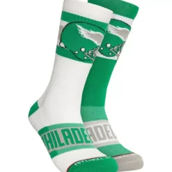 Apparel Mitchell & Ness Accessories-Hail Mary Crew Socks Philadelphia Eagles