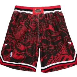Apparel Mitchell & Ness Shorts-Hebru Shorts Chicago Bulls