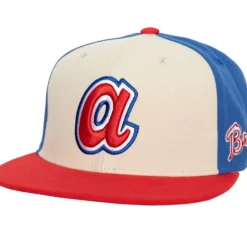Headwear Mitchell & Ness -Homefield Fitted Coop Atlanta Braves