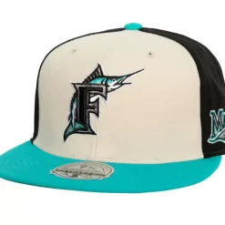 Headwear Mitchell & Ness -Homefield Fitted Coop Florida Marlins