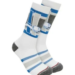 Apparel Mitchell & Ness Accessories-Interception Crew Socks Detroit Lions