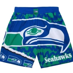 Apparel Mitchell & Ness Shorts-Jumbotron 2.0 Sublimated Shorts Seattle Seahawks