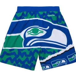 Apparel Mitchell & Ness Shorts-Jumbotron 2.0 Sublimated Shorts Seattle Seahawks