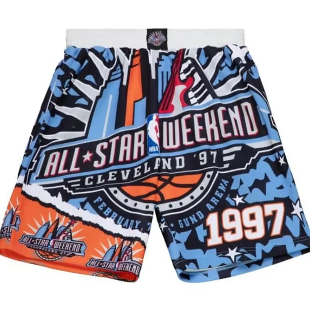 Apparel Mitchell & Ness Shorts-Jumbotron 2.0 Sublimated Shorts All Star 1997-98