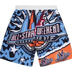 Apparel Mitchell & Ness Shorts-Jumbotron 2.0 Sublimated Shorts All Star 1997-98