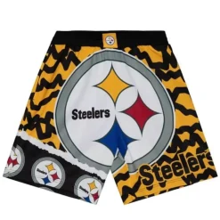 Apparel Mitchell & Ness Shorts-Jumbotron 2.0 Sublimated Shorts Pittsburgh Steelers