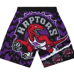 Apparel Mitchell & Ness Shorts-Jumbotron 2.0 Sublimated Shorts Toronto Raptors