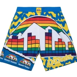 Apparel Mitchell & Ness Shorts-Jumbotron 2.0 Sublimated Shorts Denver Nuggets