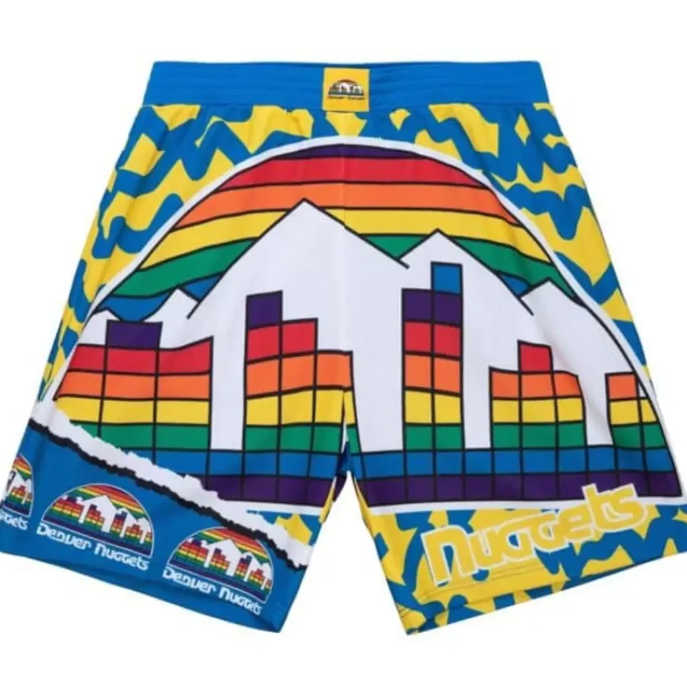 Apparel Mitchell & Ness Shorts-Jumbotron 2.0 Sublimated Shorts Denver Nuggets