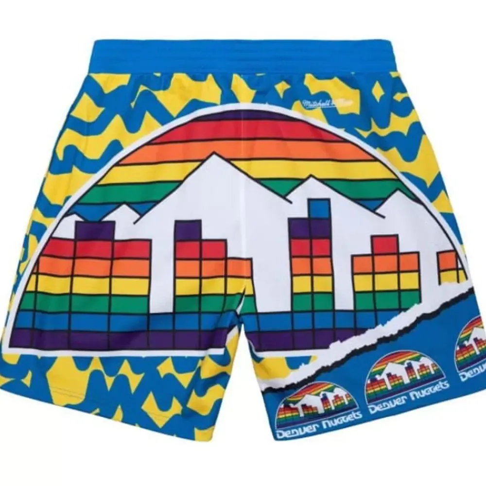 Apparel Mitchell & Ness Shorts-Jumbotron 2.0 Sublimated Shorts Denver Nuggets