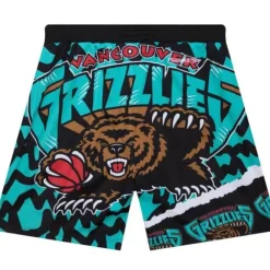 Apparel Mitchell & Ness Shorts-Jumbotron 2.0 Sublimated Shorts Vancouver Grizzlies
