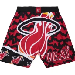 Apparel Mitchell & Ness Shorts-Jumbotron 2.0 Sublimated Shorts Miami Heat
