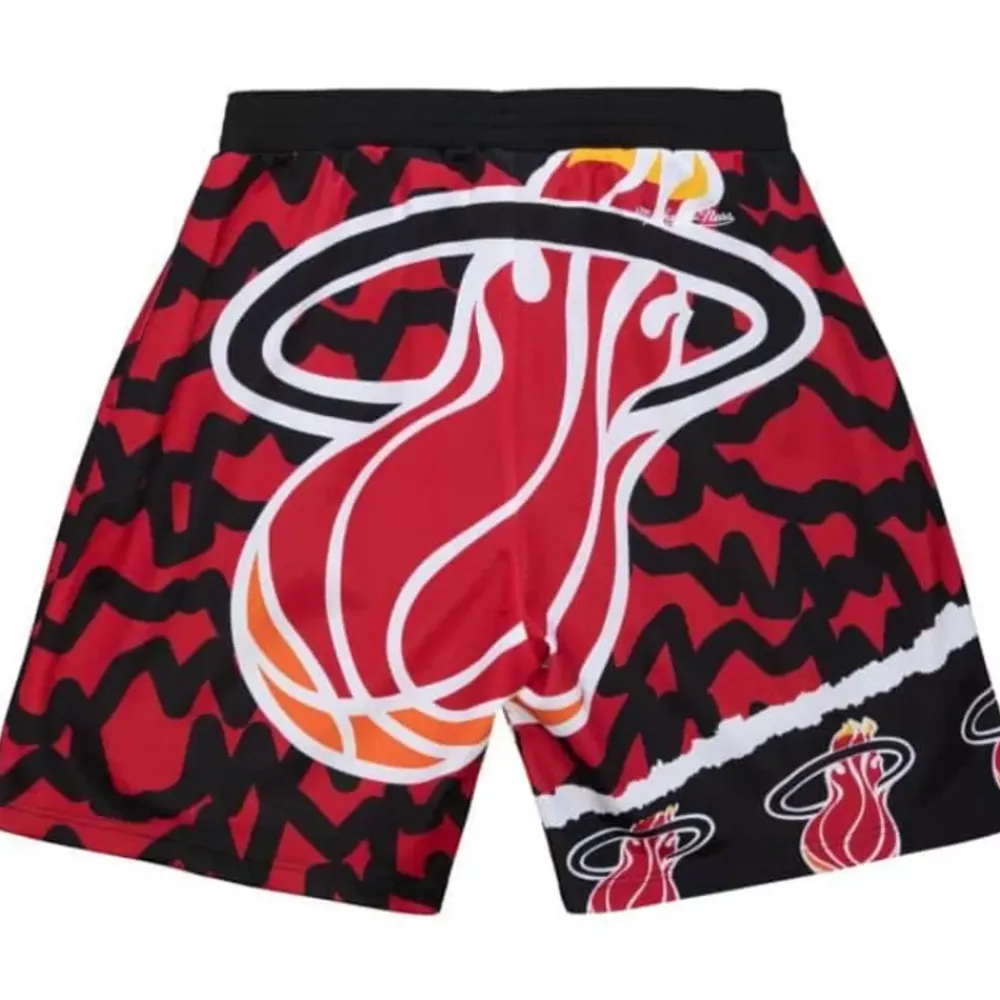 Apparel Mitchell & Ness Shorts-Jumbotron 2.0 Sublimated Shorts Miami Heat
