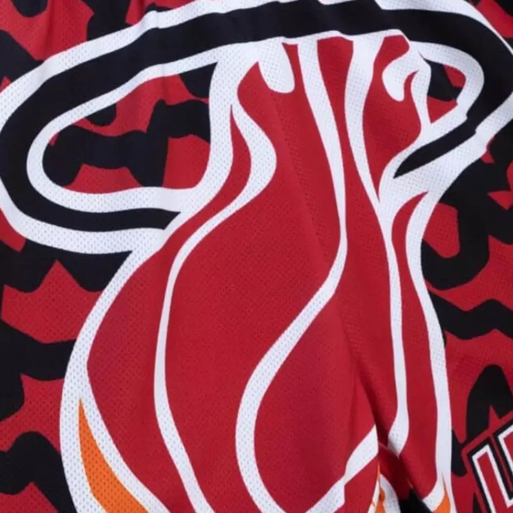 Apparel Mitchell & Ness Shorts-Jumbotron 2.0 Sublimated Shorts Miami Heat
