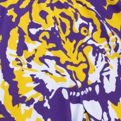 Apparel Mitchell & Ness Shorts-Jumbotron 2.0 Sublimated Shorts Louisiana State University