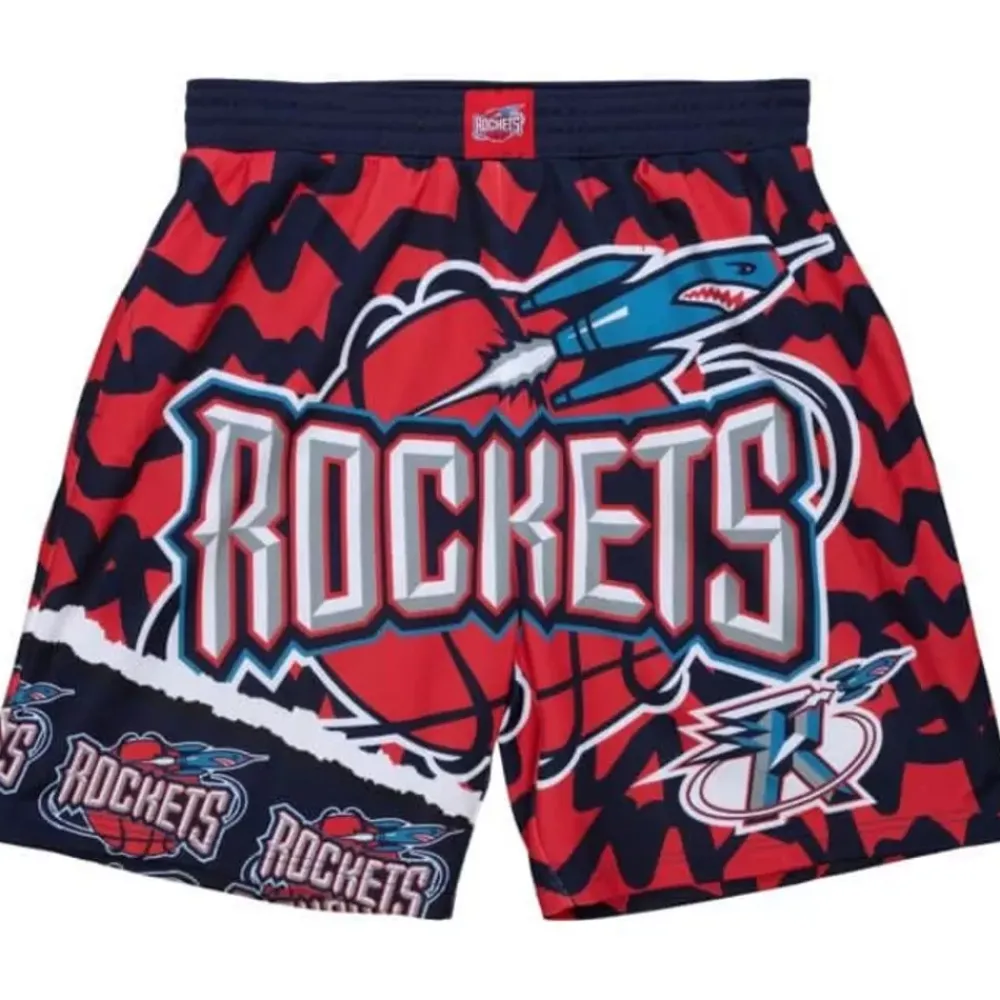 Apparel Mitchell & Ness Shorts-Jumbotron 2.0 Sublimated Shorts Houston Rockets