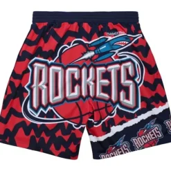 Apparel Mitchell & Ness Shorts-Jumbotron 2.0 Sublimated Shorts Houston Rockets