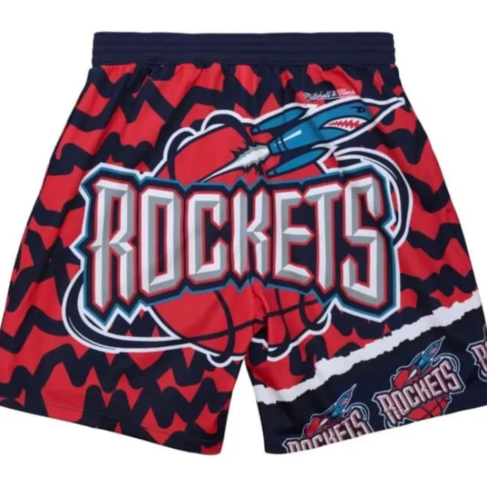 Apparel Mitchell & Ness Shorts-Jumbotron 2.0 Sublimated Shorts Houston Rockets