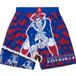 Apparel Mitchell & Ness Shorts-Jumbotron 2.0 Sublimated Shorts New England Patriots
