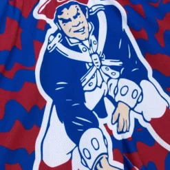 Apparel Mitchell & Ness Shorts-Jumbotron 2.0 Sublimated Shorts New England Patriots