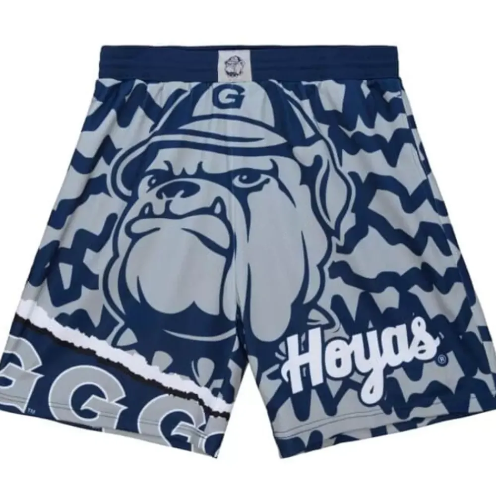 Apparel Mitchell & Ness Shorts-Jumbotron 2.0 Sublimated Shorts Georgetown University