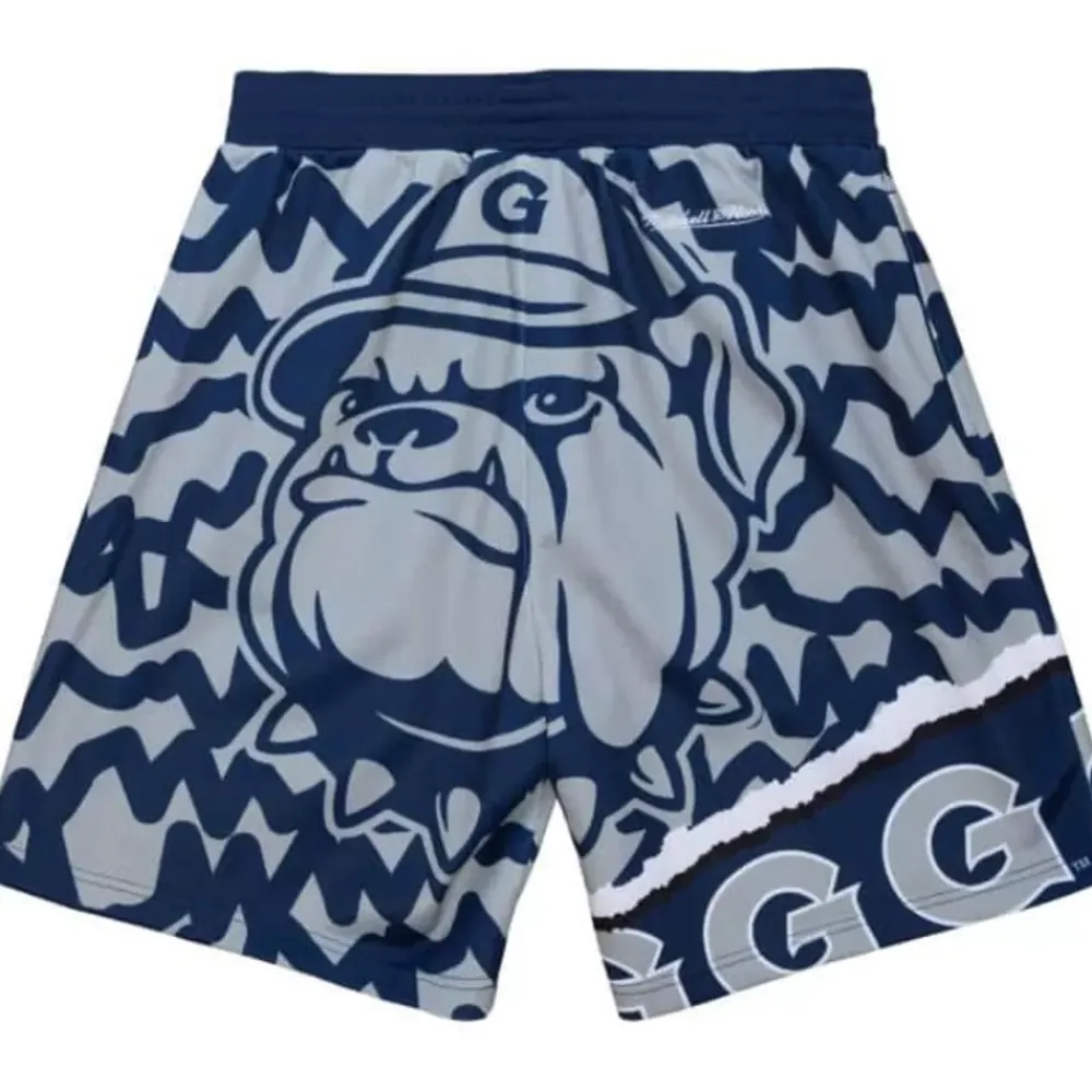 Apparel Mitchell & Ness Shorts-Jumbotron 2.0 Sublimated Shorts Georgetown University