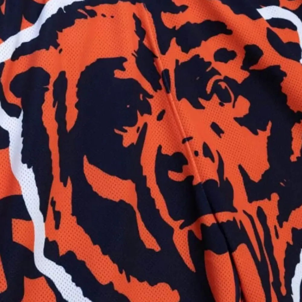 Apparel Mitchell & Ness Shorts-Jumbotron 2.0 Sublimated Shorts Chicago Bears