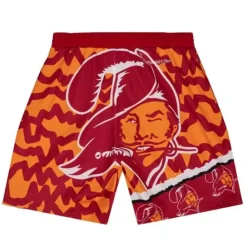 Apparel Mitchell & Ness Shorts-Jumbotron 2.0 Sublimated Shorts Tampa Bay Buccaneers