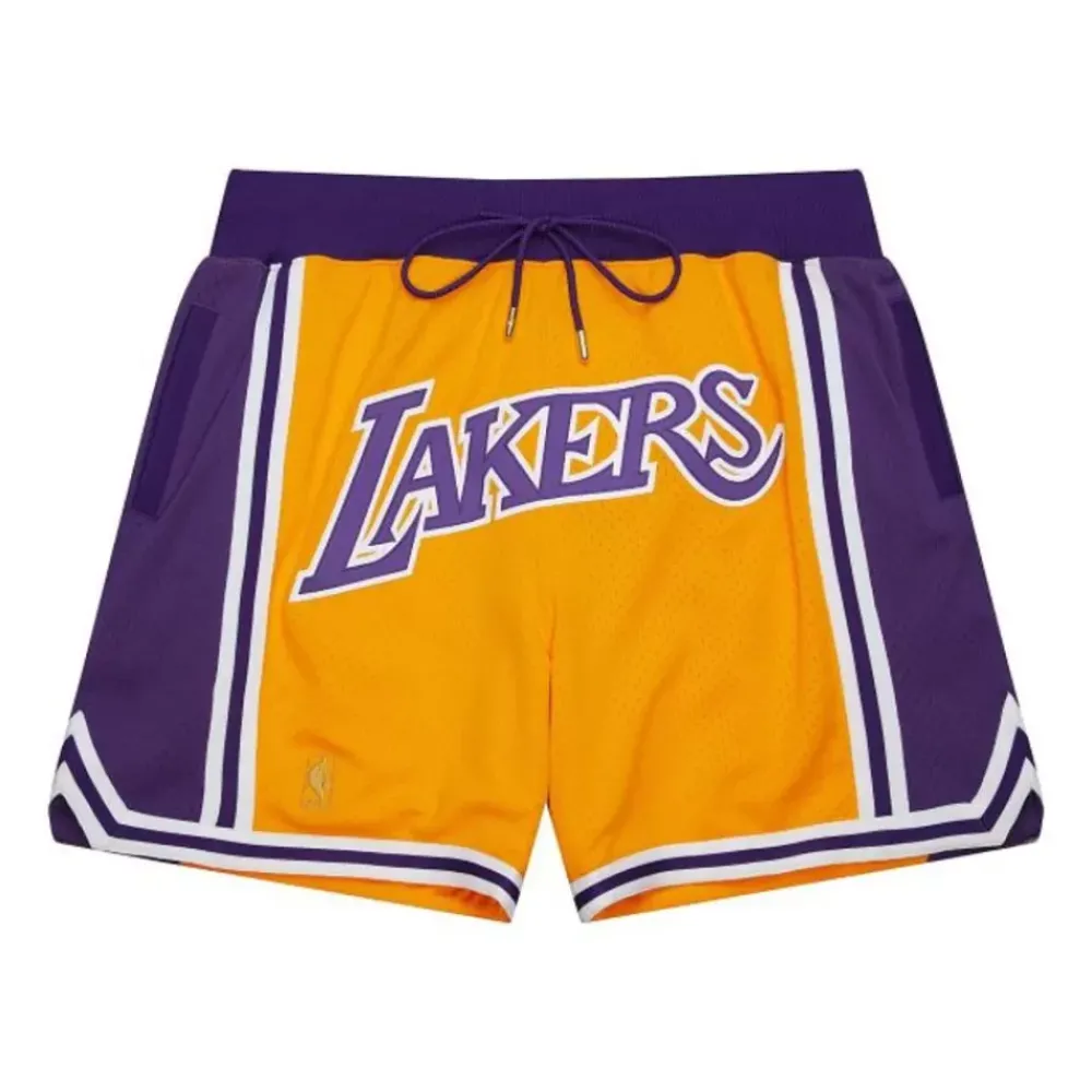Apparel Mitchell & Ness Shorts-Just Don 7 Inch Shorts Los Angeles Lakers