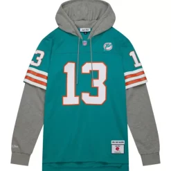 Jerseys Mitchell & Ness -Just Don Legacy Hoodie Jersey Miami Dolphins Dan Marino