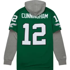 Jerseys Mitchell & Ness -Just Don Legacy Hoodie Jersey Philadelphia Eagles Randall Cunningham