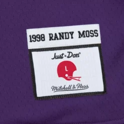 Jerseys Mitchell & Ness -Just Don Legacy Hoodie Jersey Minnesota Vikings Randy Moss