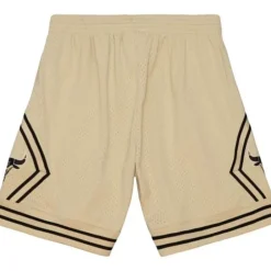 Apparel Mitchell & Ness Shorts-Khaki Black Swingman Chicago Bulls 1997-98 Shorts