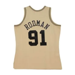 Jerseys Mitchell & Ness -Khaki Black Swingman Dennis Rodman Chicago Bulls 1997-98 Jersey