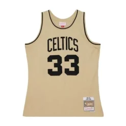 Jerseys Mitchell & Ness -Khaki Black Swingman Larry Bird Boston Celtics 1985-86 Jersey